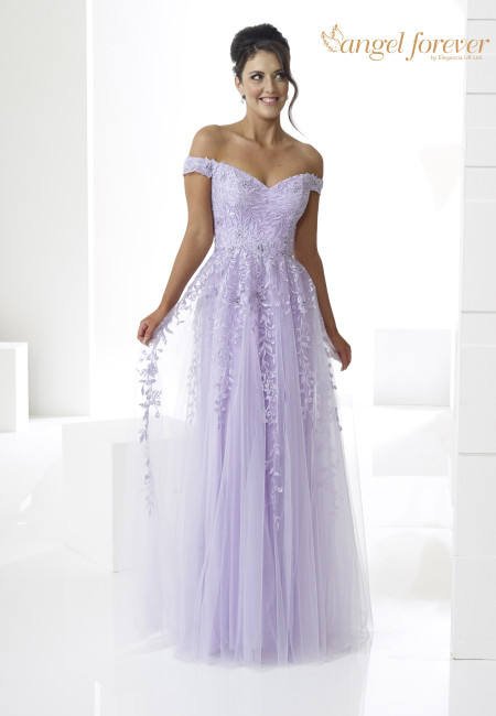 Angel Forever Lilac Tulle & Lace Ballgown
